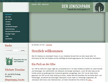 Tablet Screenshot of jenischparkverein.de